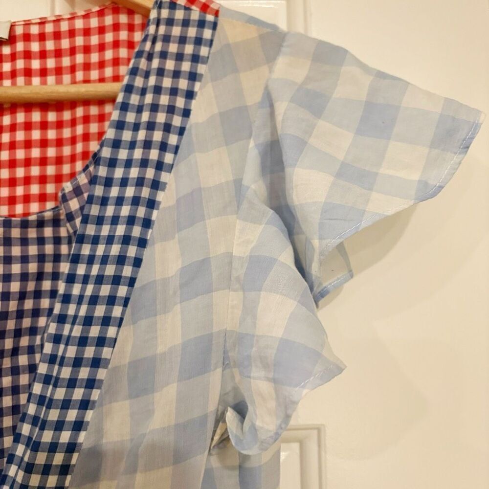 Marysia Resort Shelter Dress Gingham PrairieCore Cottagecore Size S Corset - Picture 7 of 10